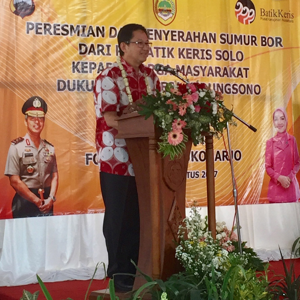 Bantuan Sumur Atersis Bagi Warga Dukuh Kerjo